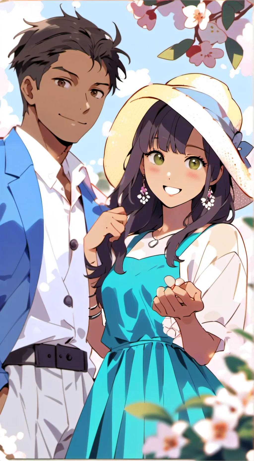 ai character: Rose background