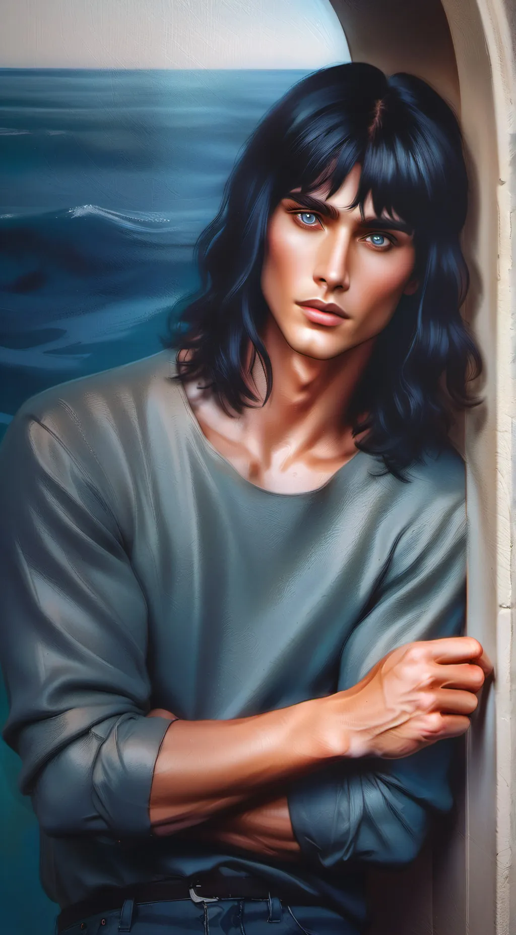 ai character: Bruno  background