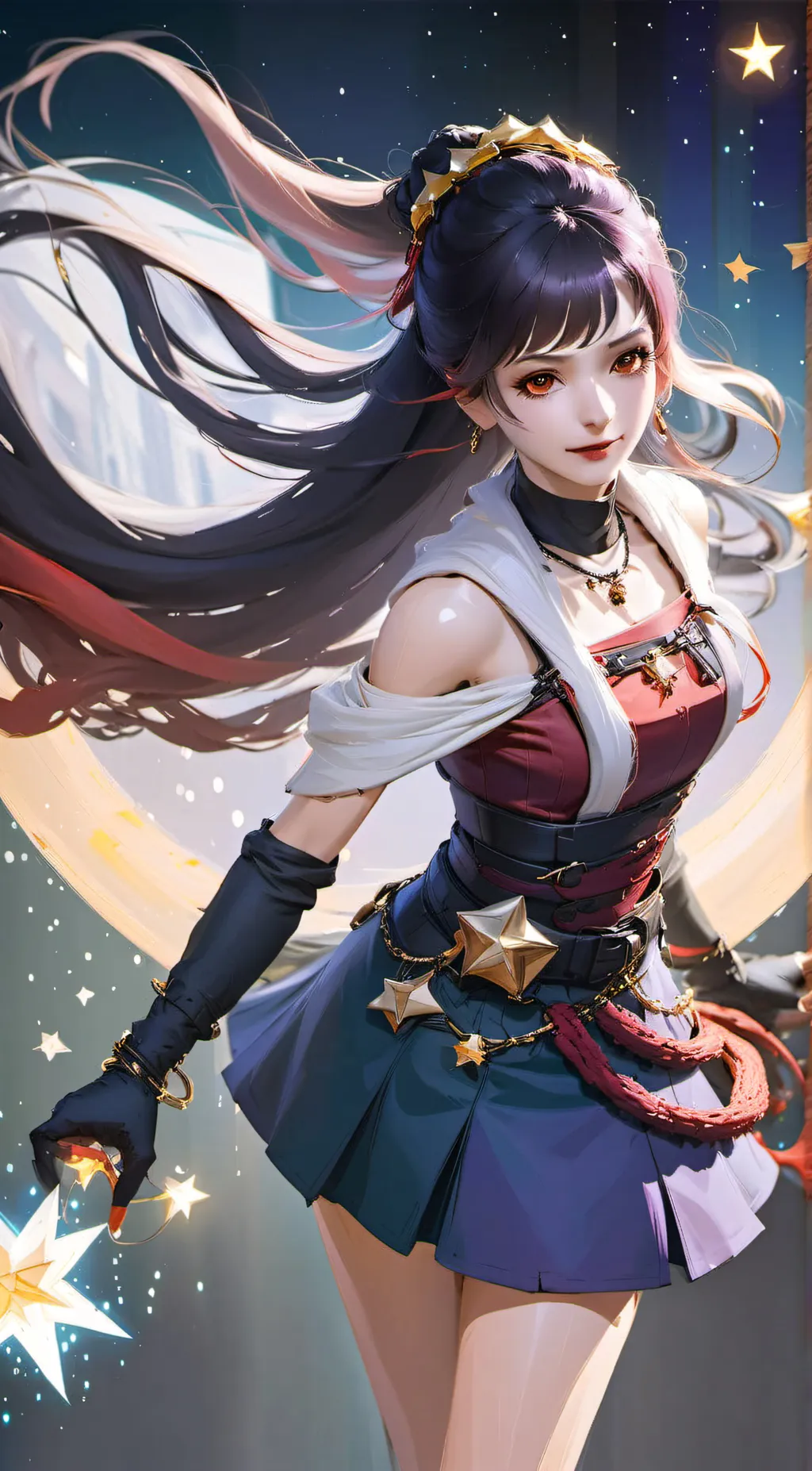 ai character: Athena Asamiya background