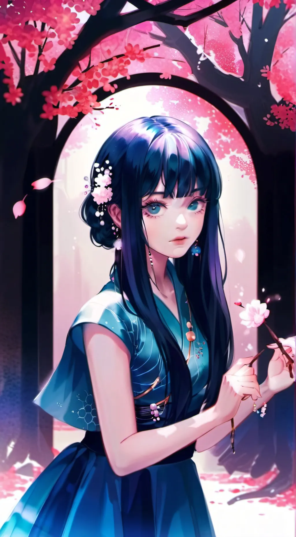 ai character: Mizuki background