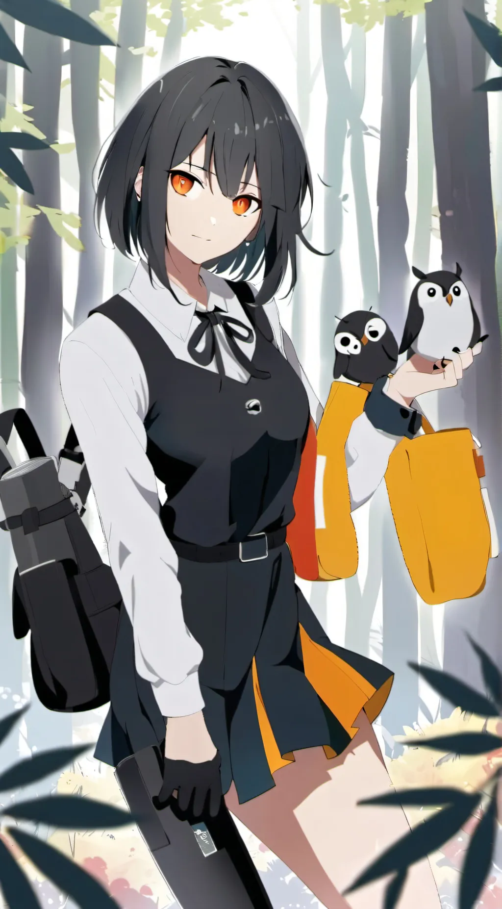 ai character: Cool nese  background