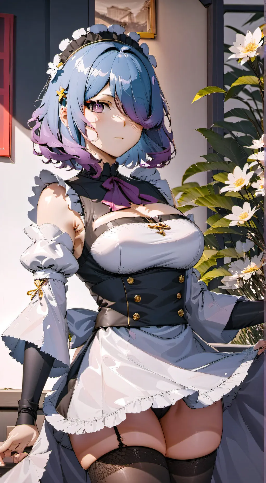 ai character: Mari☆ background