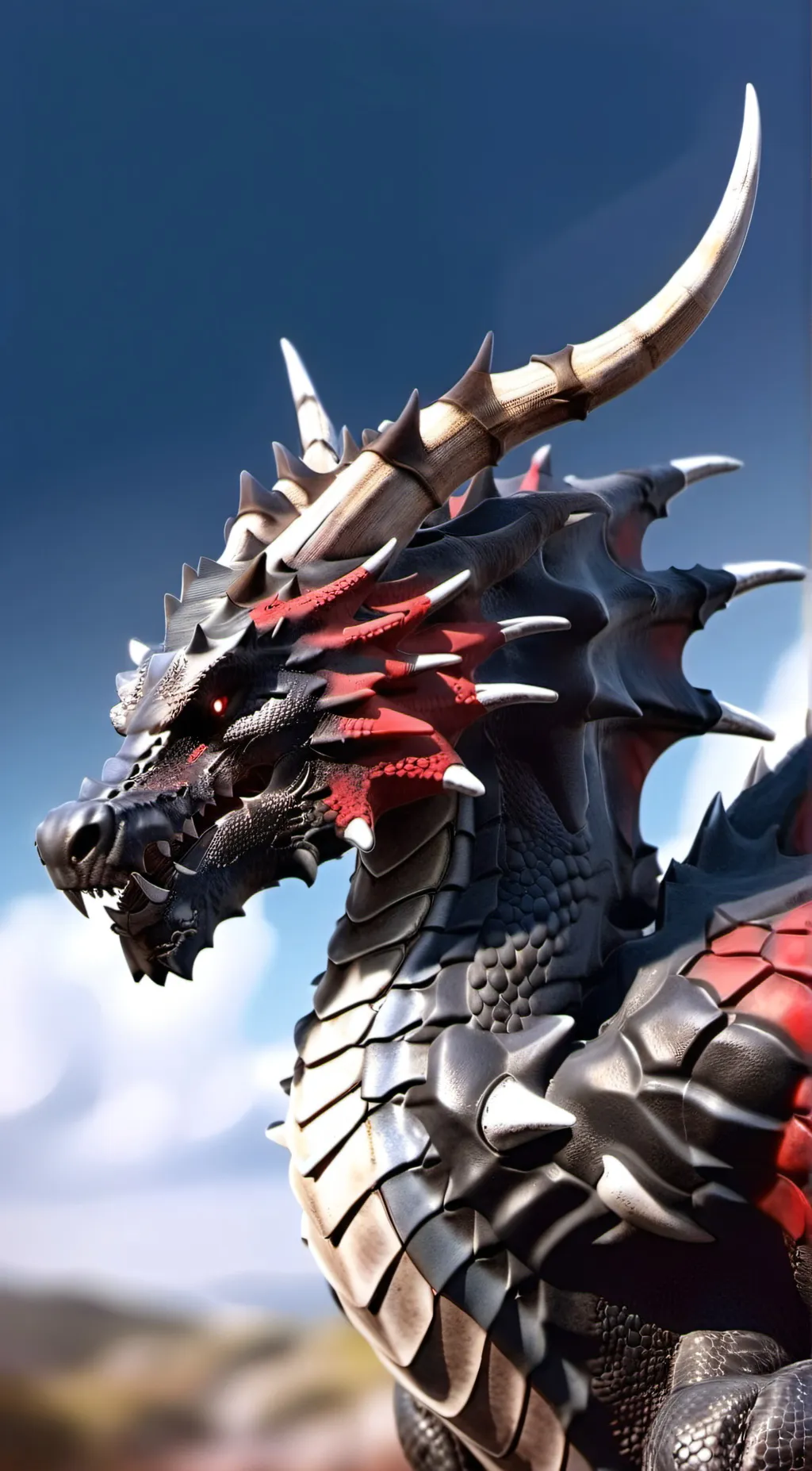 ai character: Crimson background