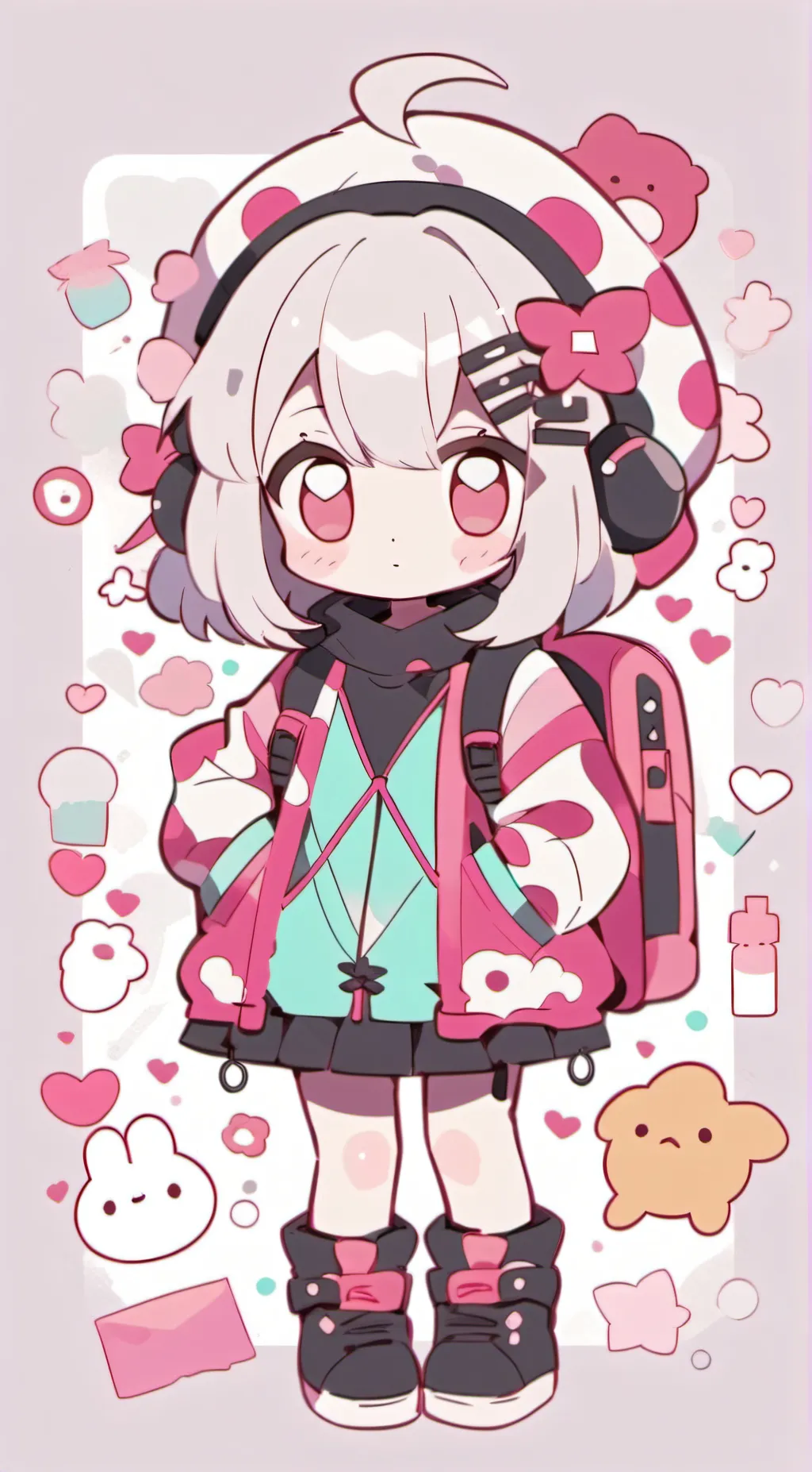 ai character: Lyli✨️ cute girl✨️ background