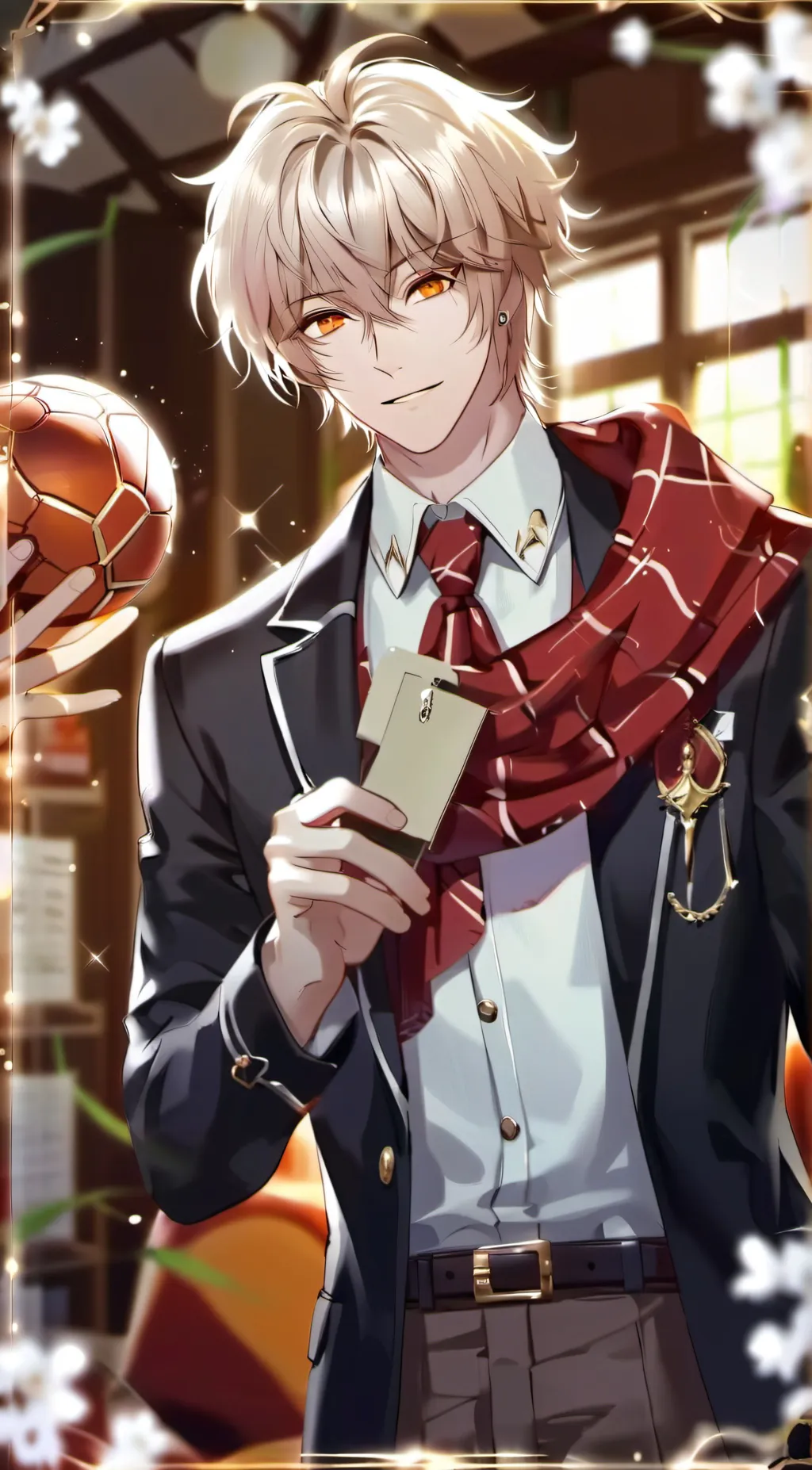 ai character: Levi  background