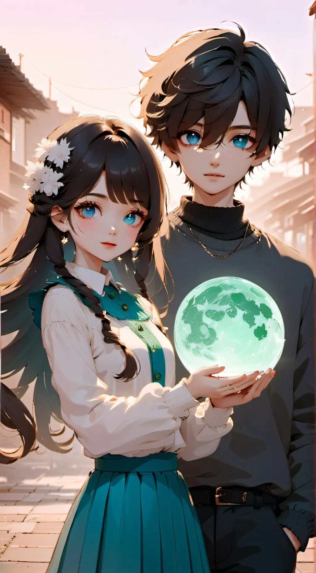 ai character: Jayden and Lily background