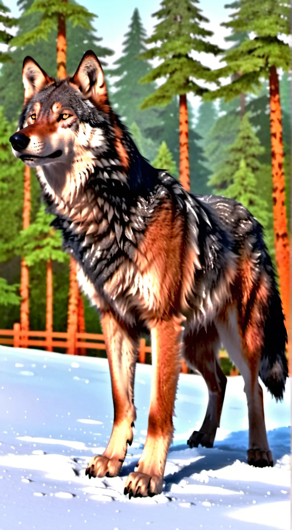 ai character: Noval  background