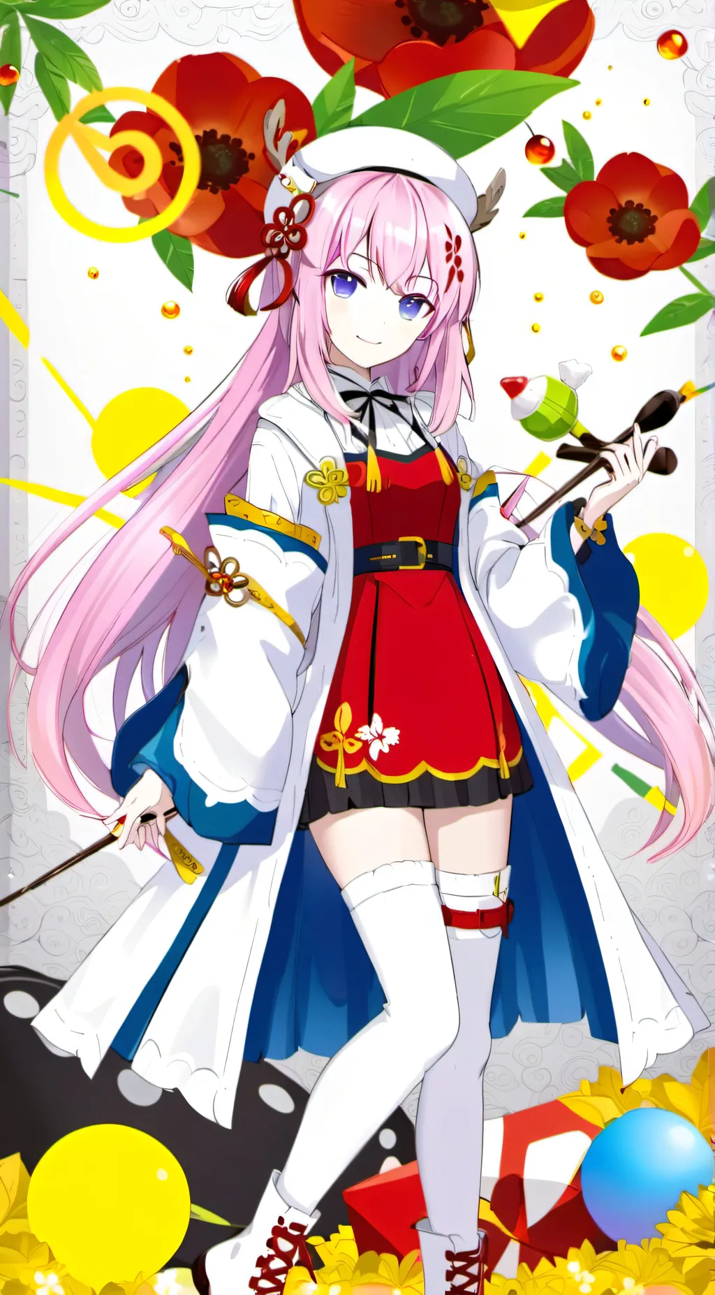 ai character: Mei mei  background