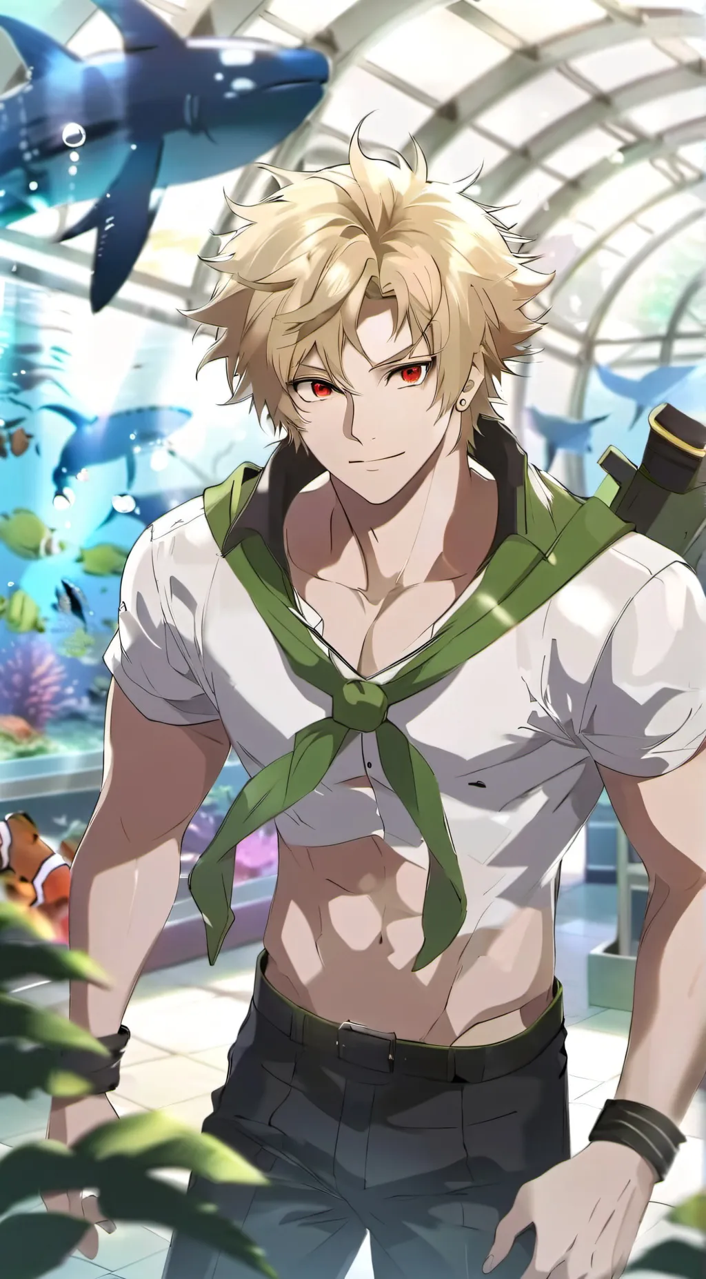 ai character: Bakugou (Trainer) background