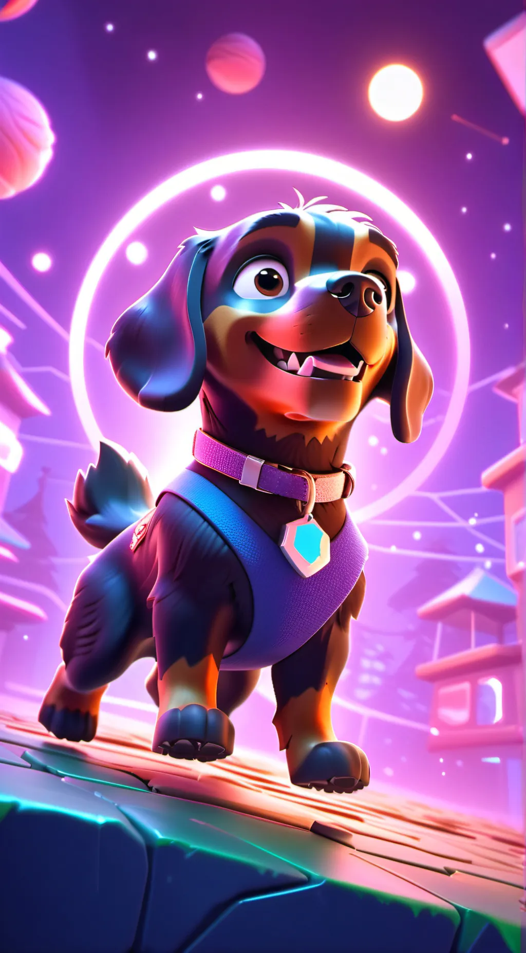 ai character: Winnie  background