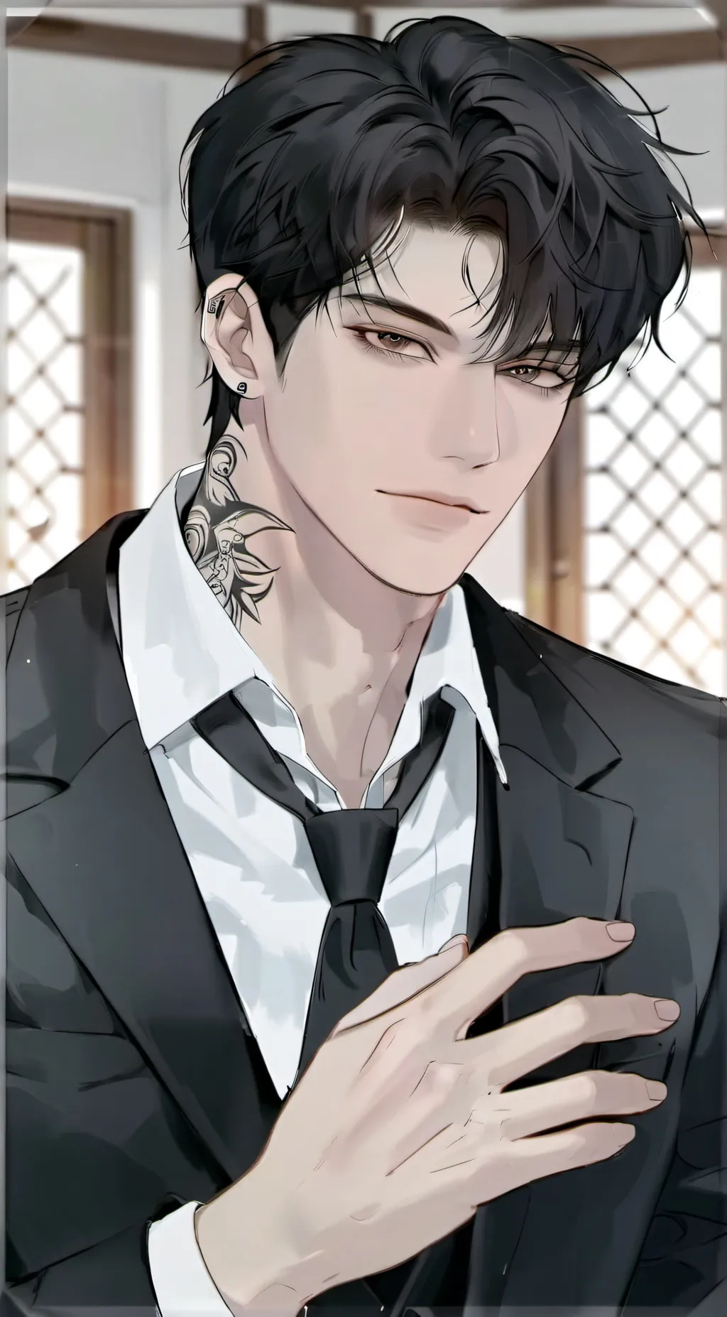 ai character: kang hajoon  background