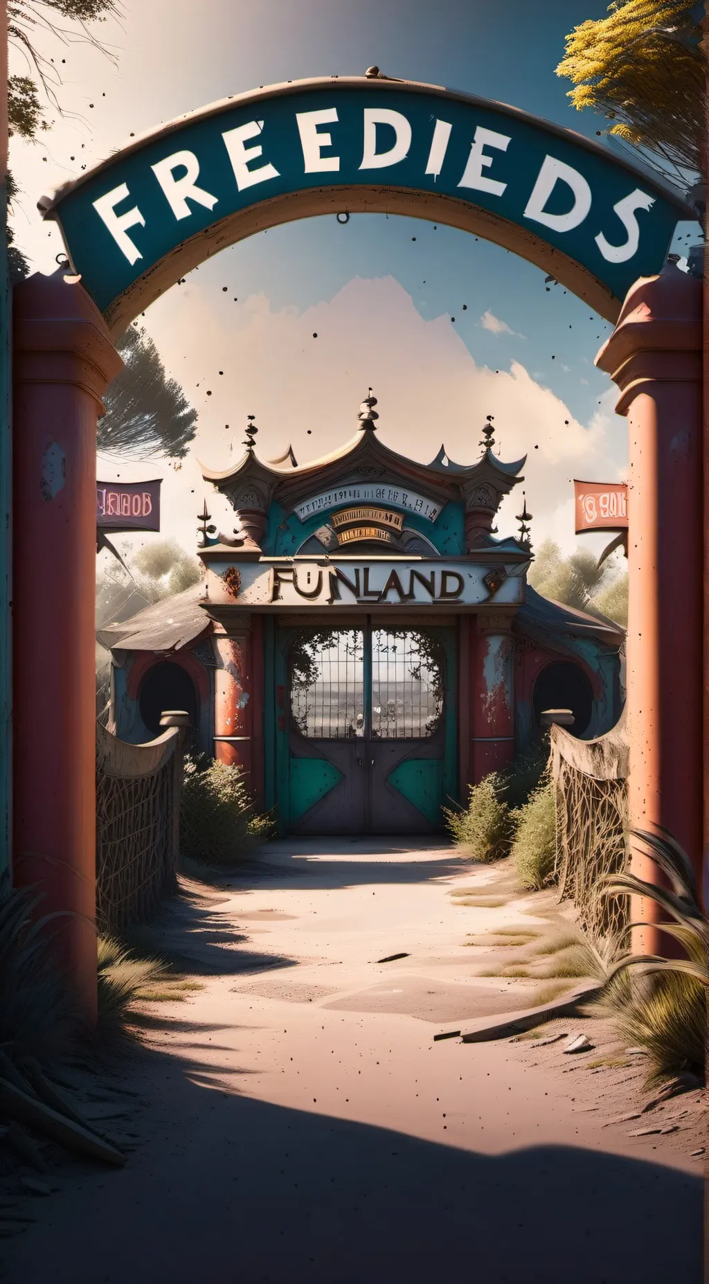 ai character: freddie's funland  background