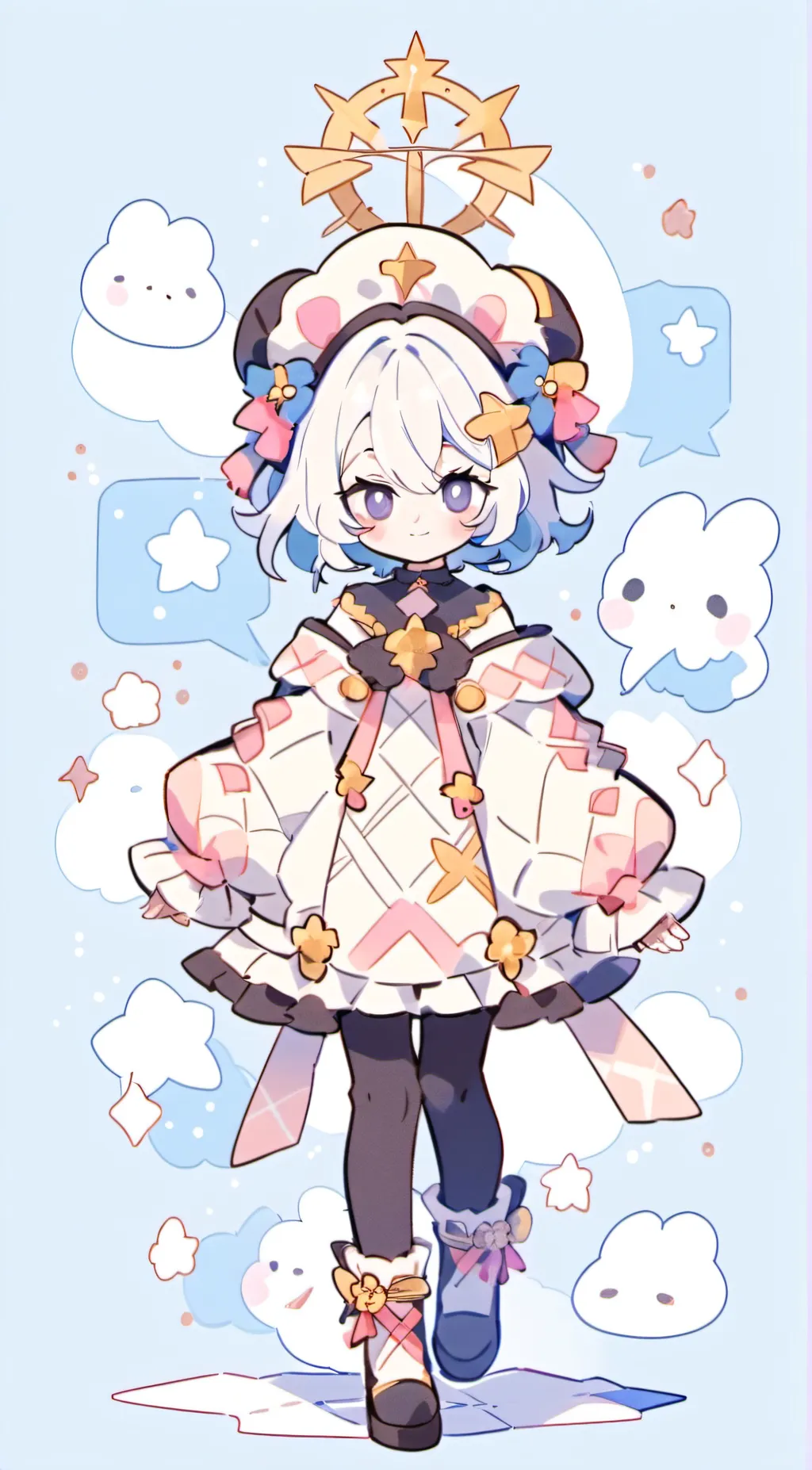 ai character: Akira bean ☆彡 background