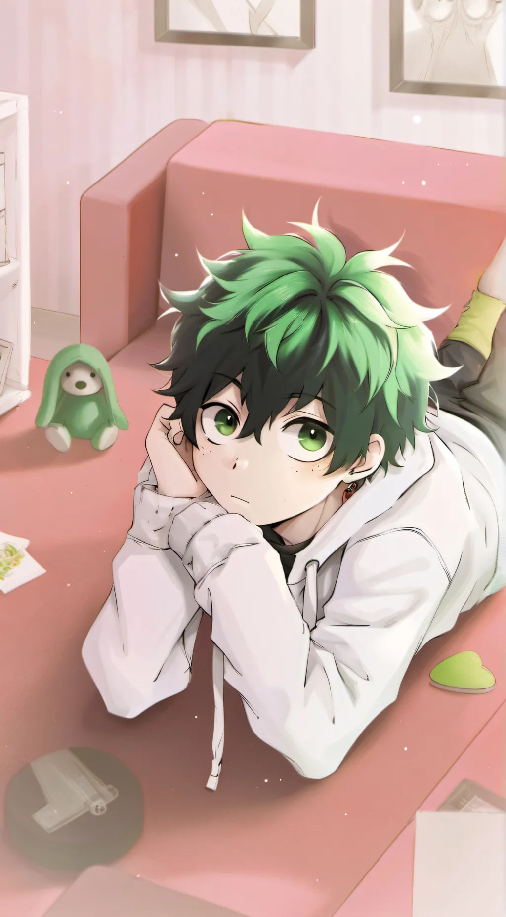 ai character: Deku background