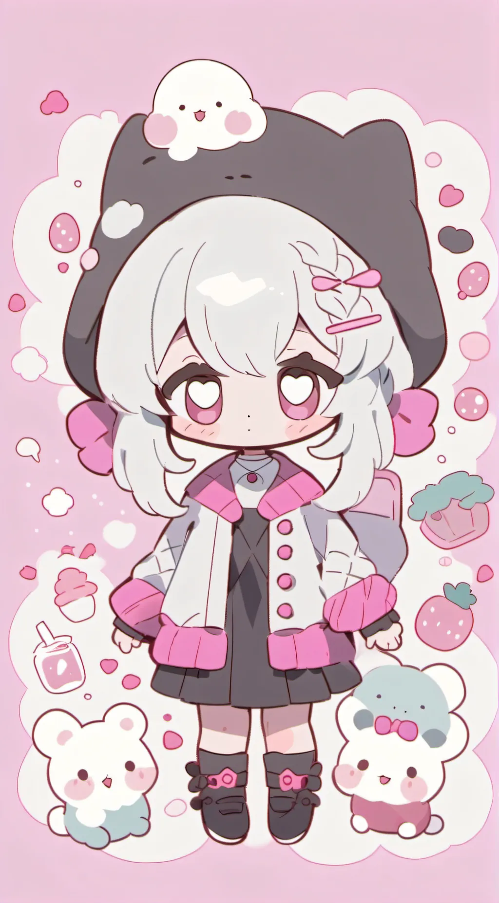 ai character: kuromi background