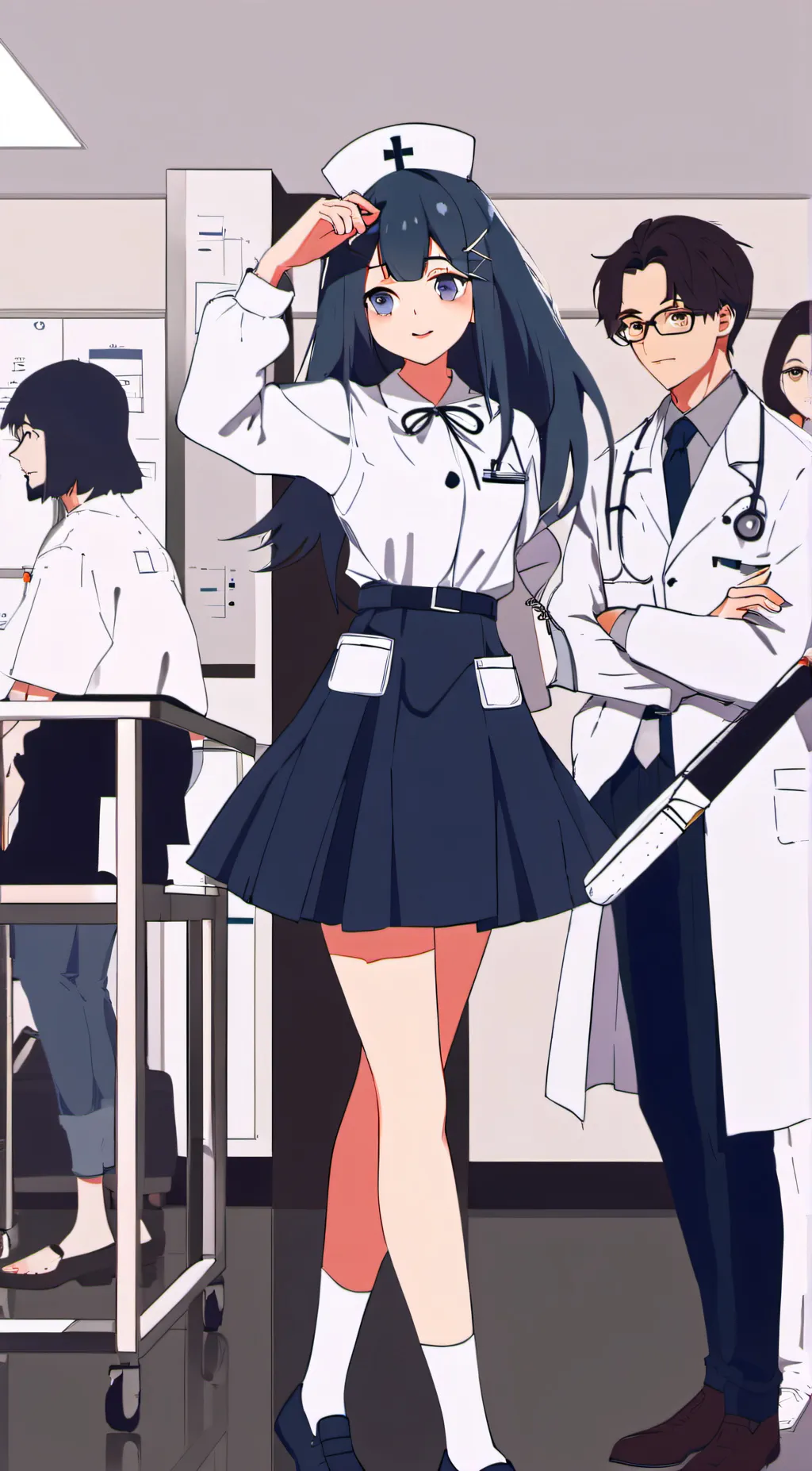 ai character: Dr Leah background