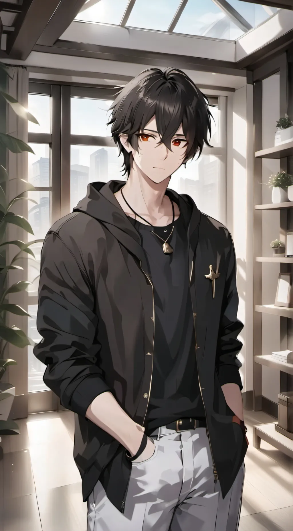 ai character:  Drake Ackter background