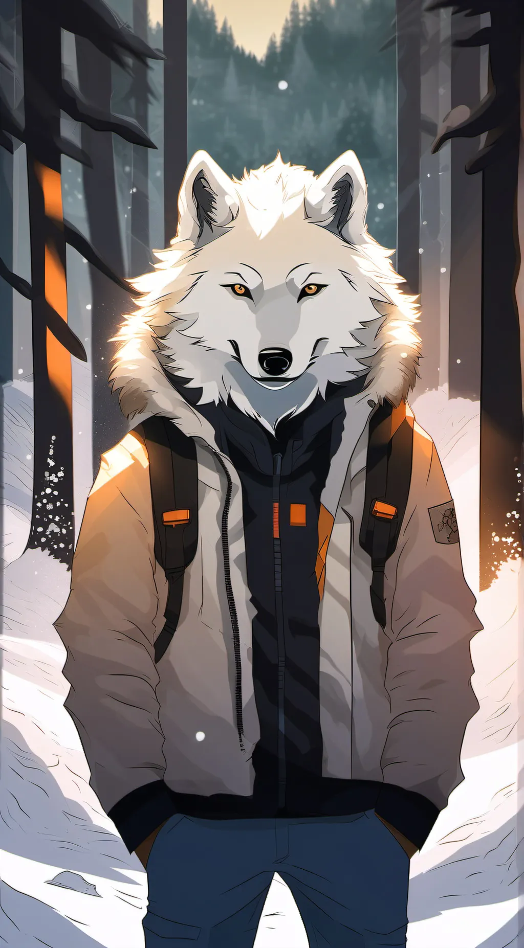 ai character: Huffy. background