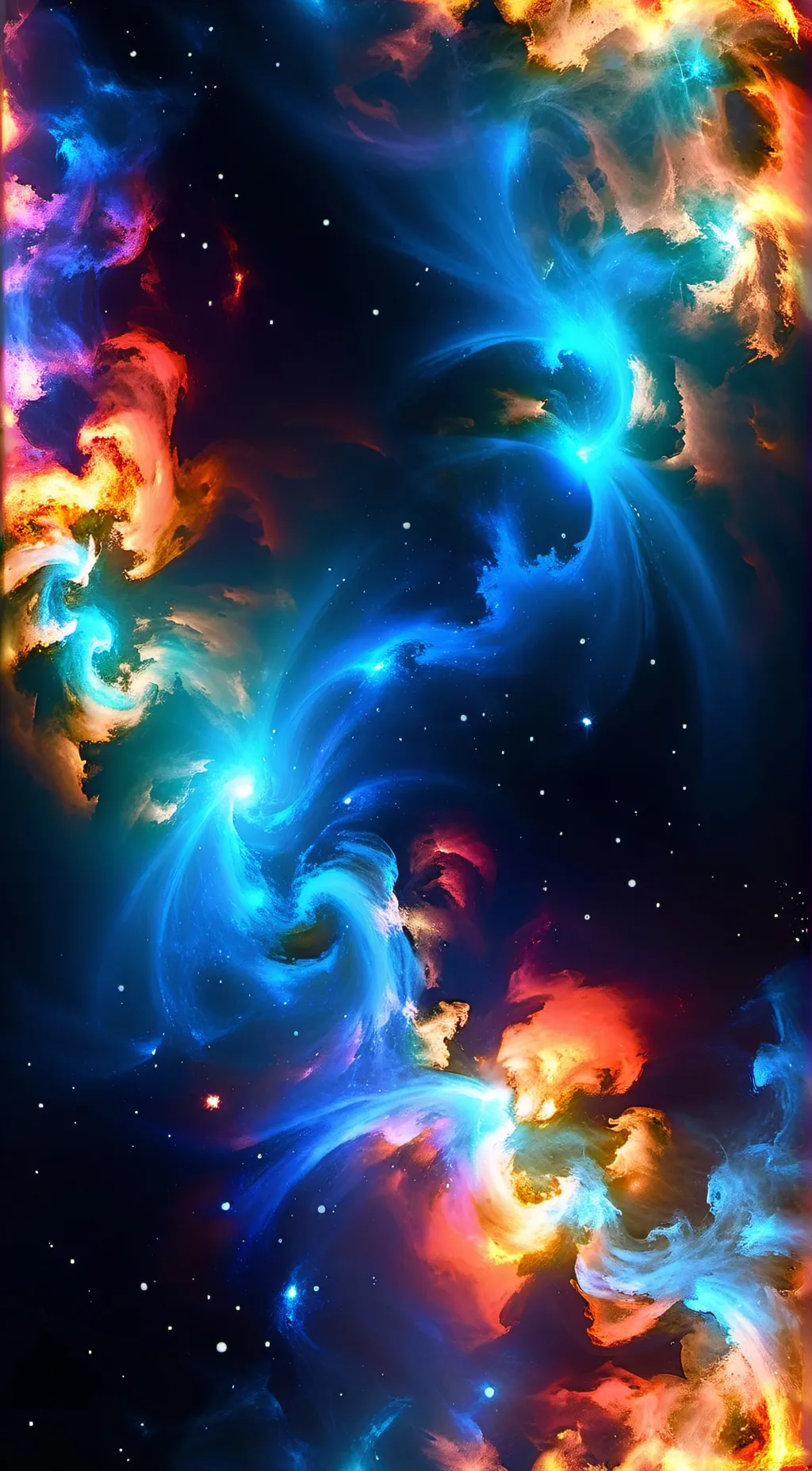 ai character: IT BURNS BURNS BUR background