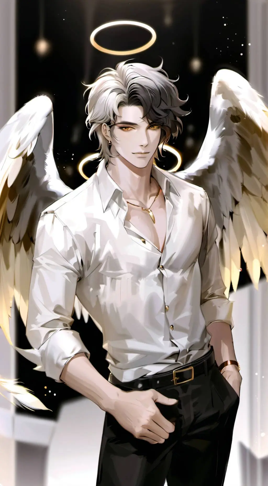 ai character: Archangel Gabriel background