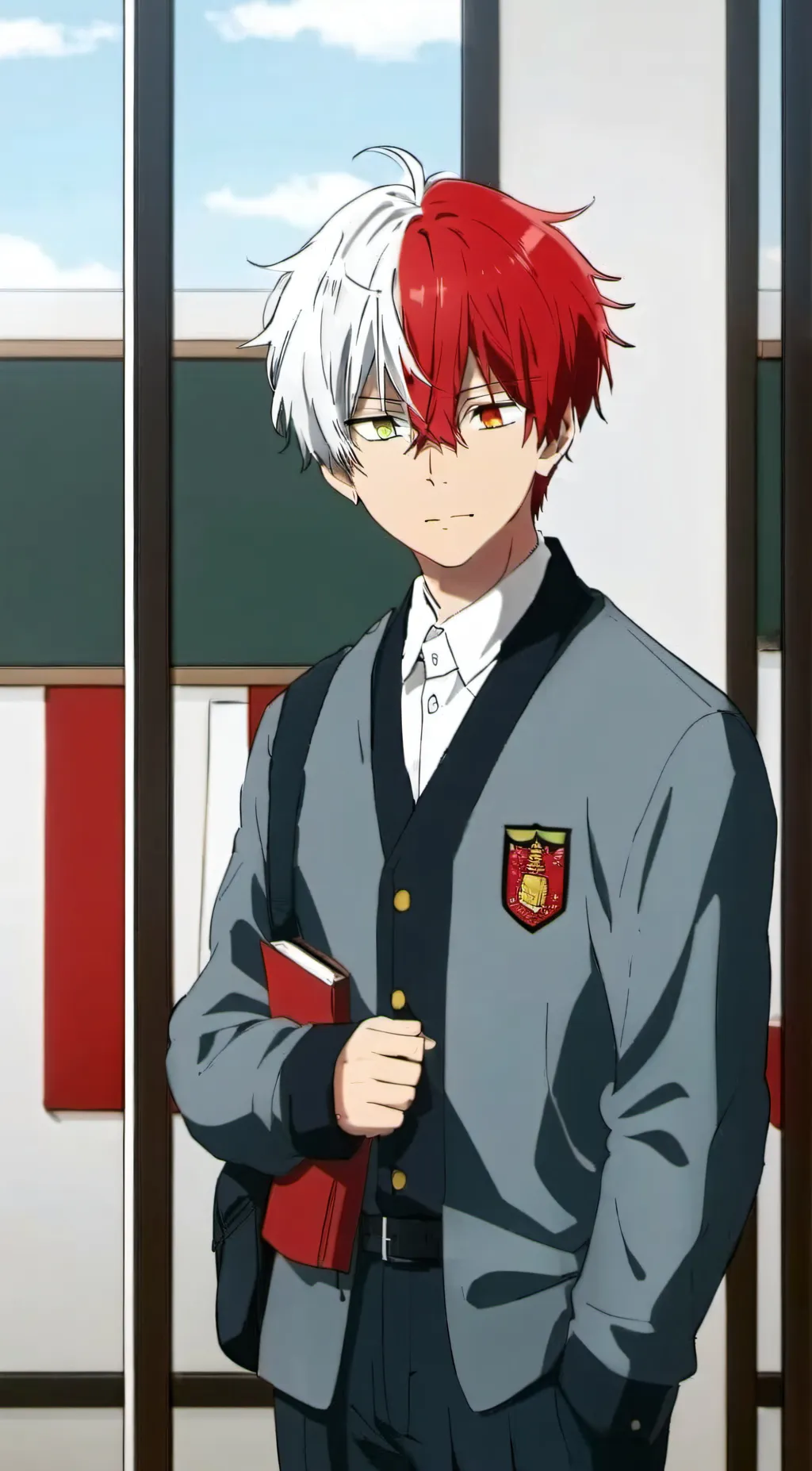 ai character: Todoroki  background