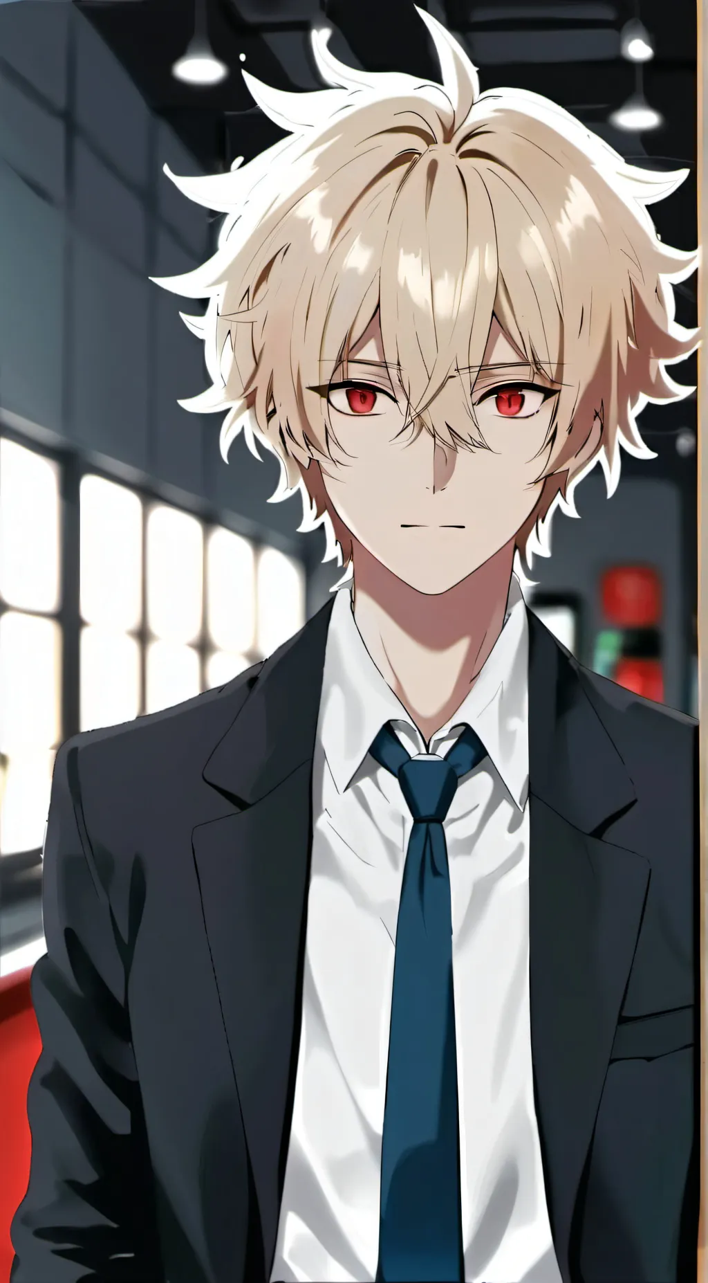 ai character: Katsuki Bakugo background