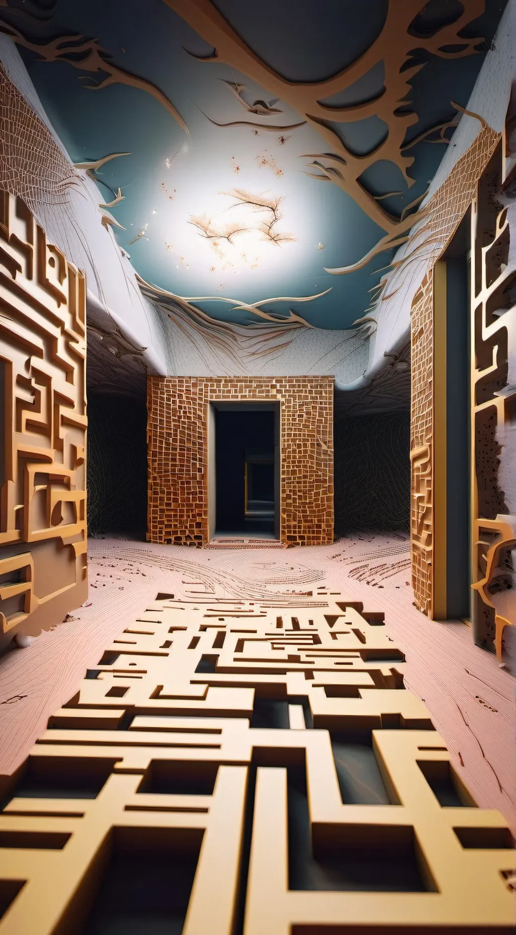 ai character: HH x backrooms background