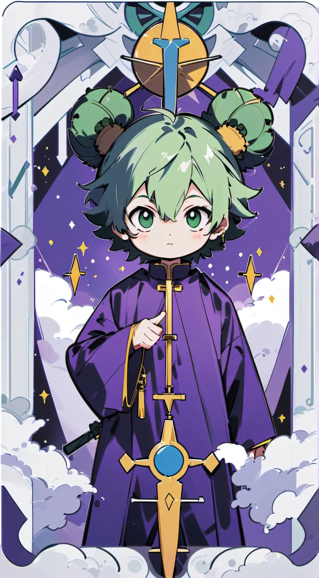 ai character: Pastel Midoriya  background