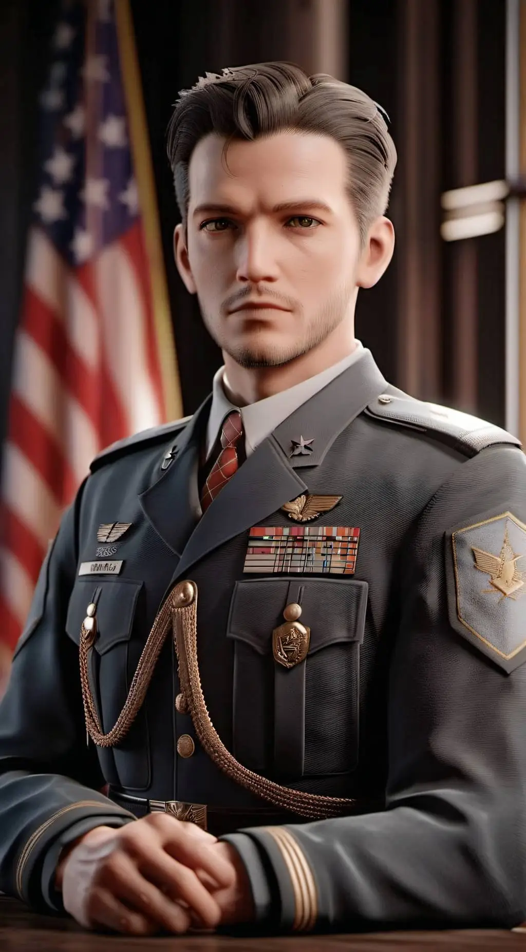 ai character: General Mike background