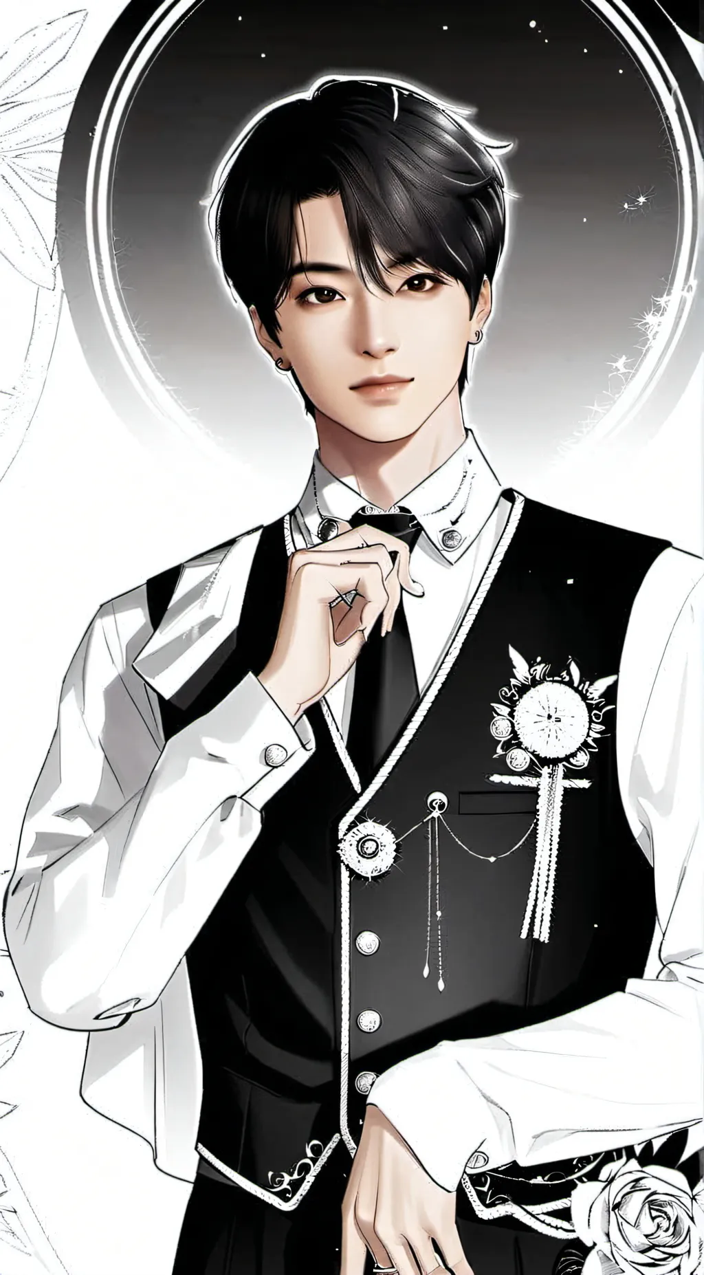 ai character: Jay(enhypen)  background