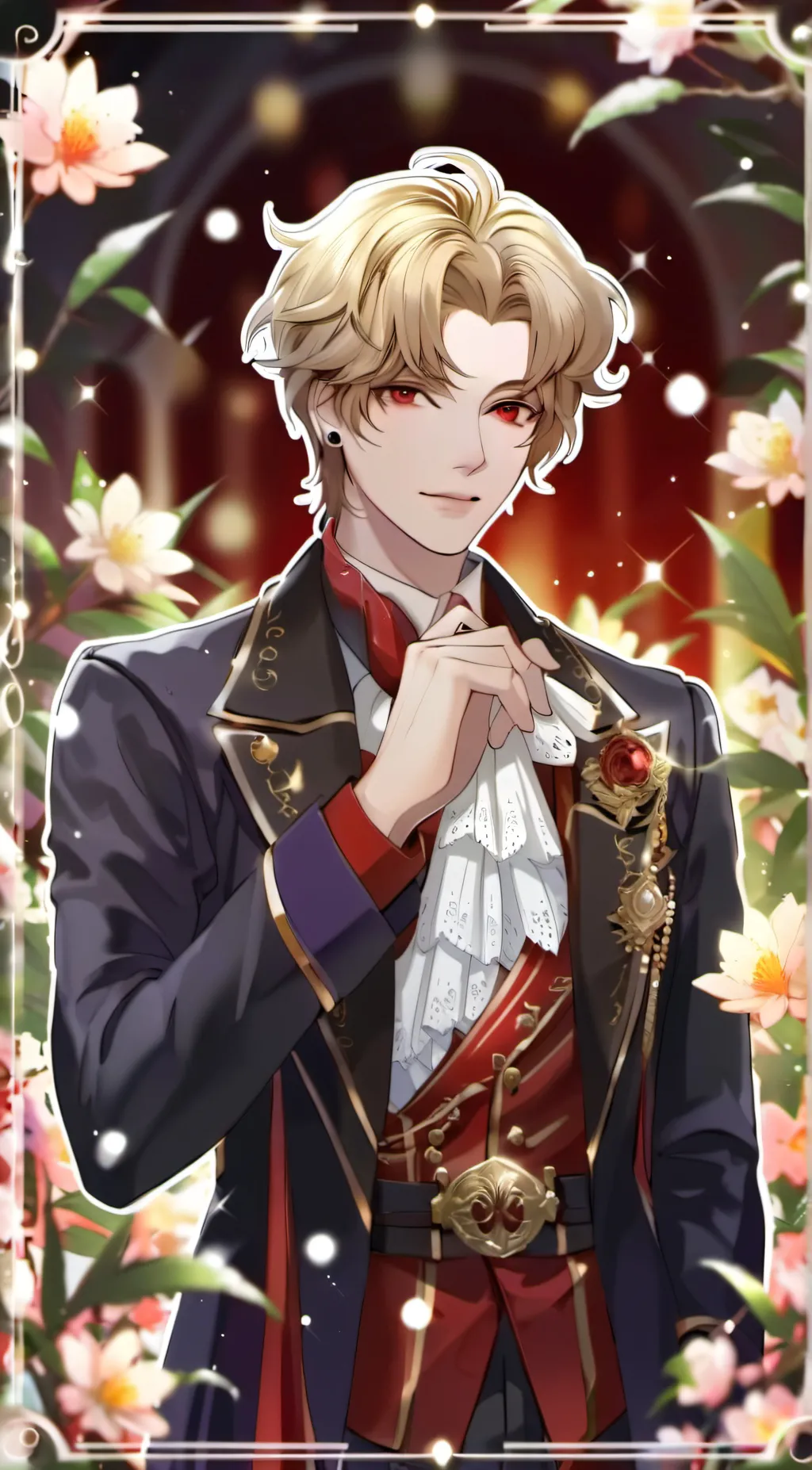 ai character: ℝ𝕖𝕟─🪽 background