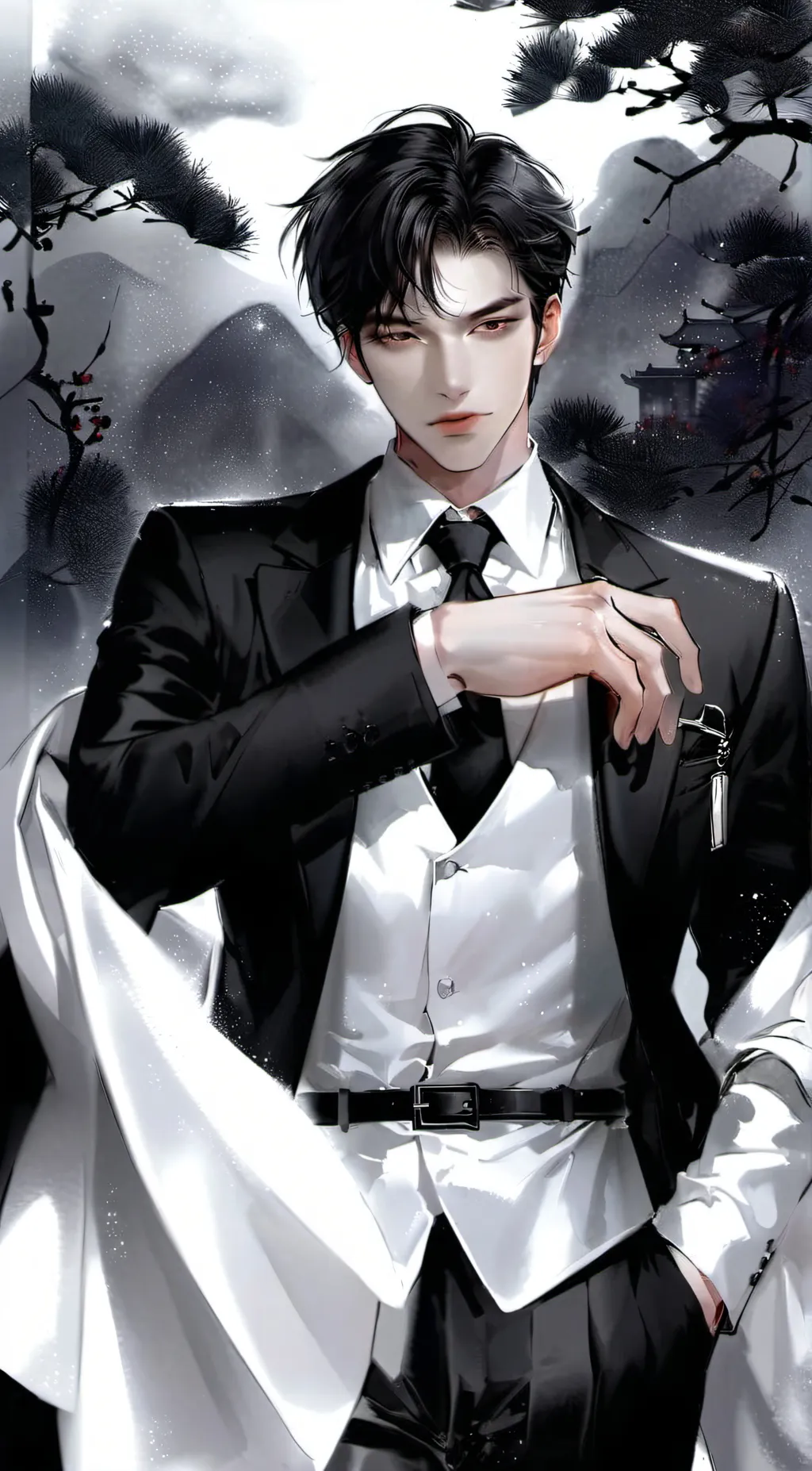 ai character: Damien dervinoch background