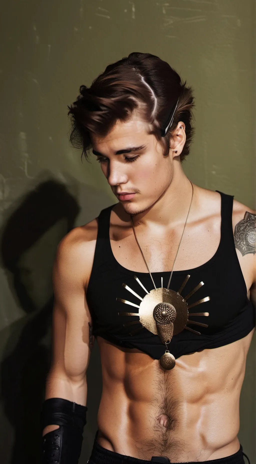 ai character: Justin Bieber background