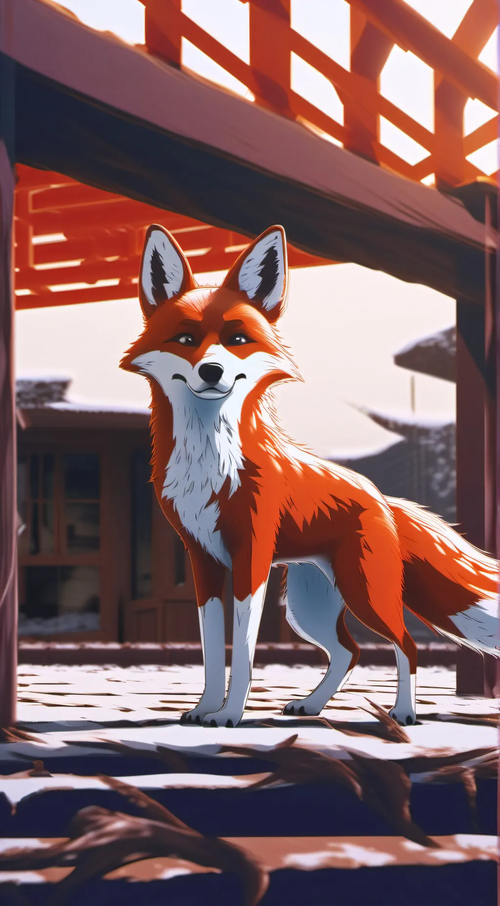 ai character: FROXY FROM FNaF♡ background