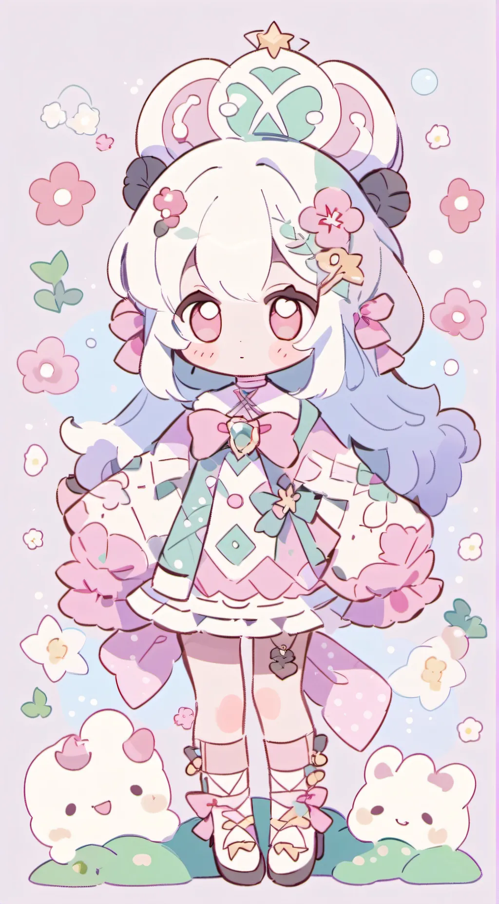 ai character: pibby&skbidi background