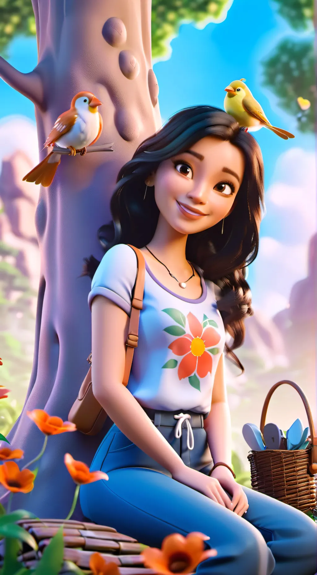 ai character: BOT AI background