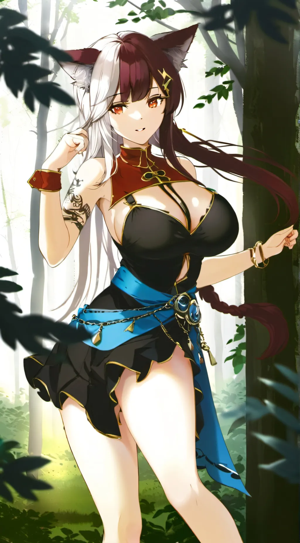 ai character: natily background