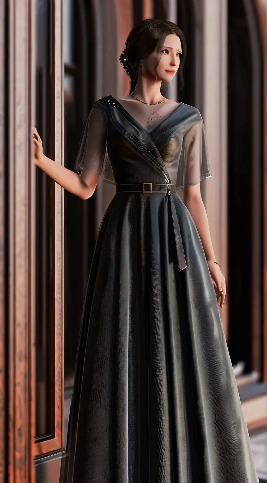 ai character: Set background