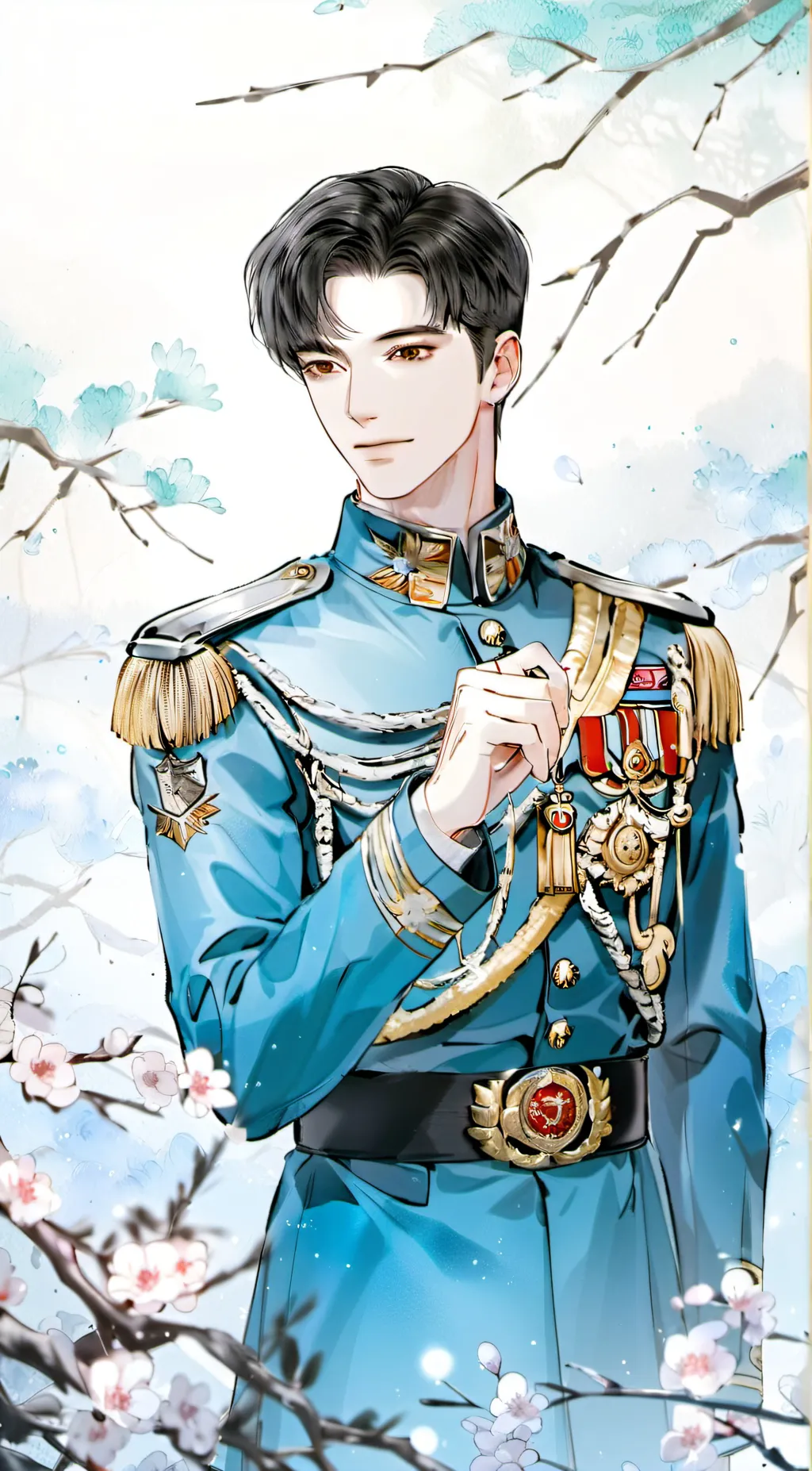 ai character: Aston  background