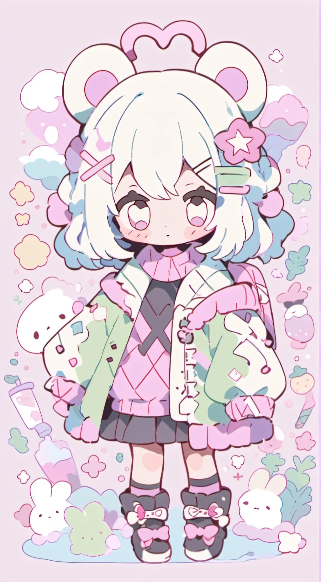 ai character: Bad kanao  background