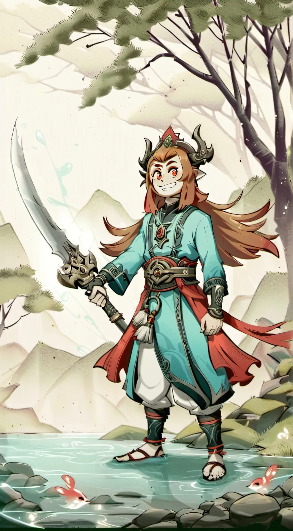 ai character: Wukong  background