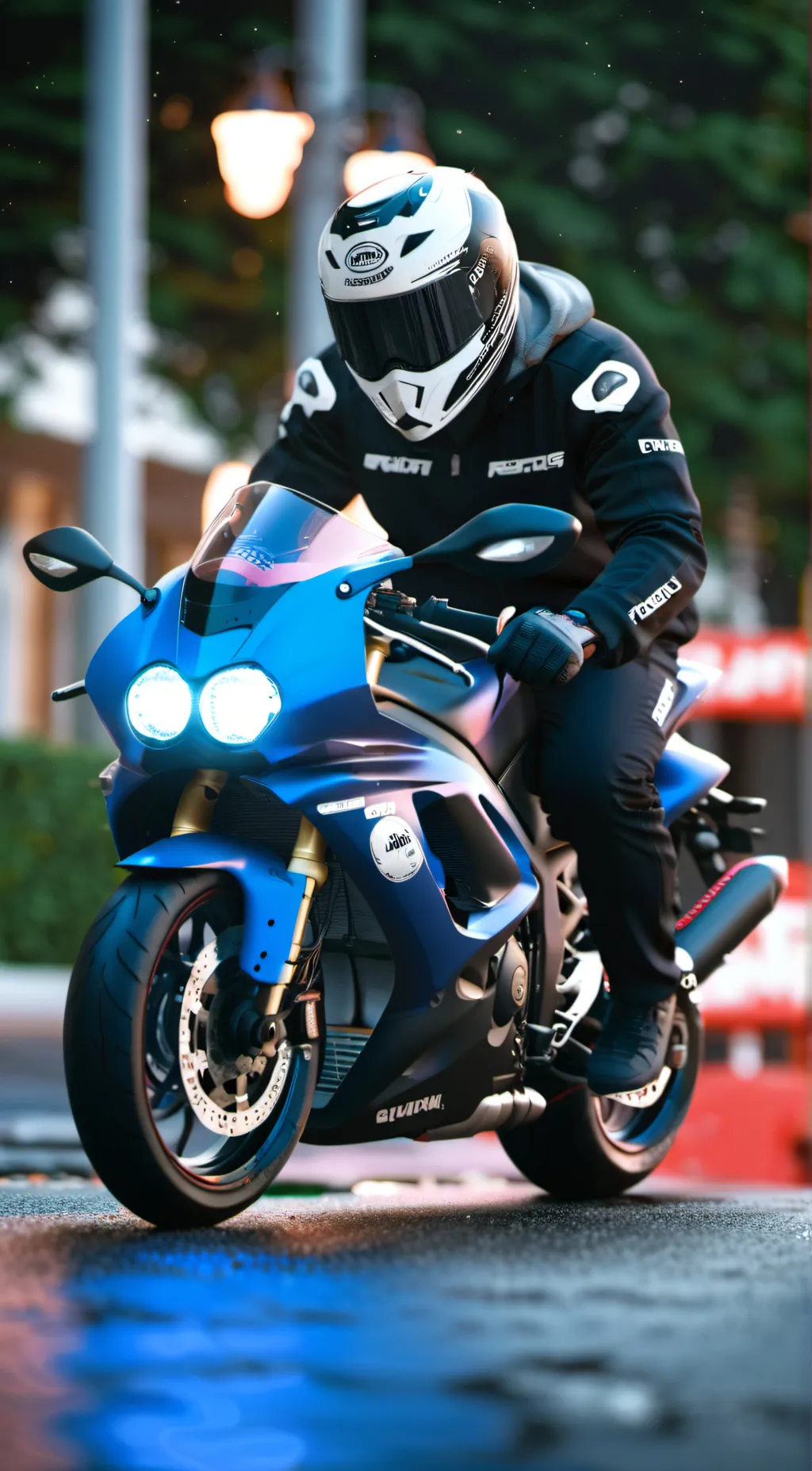 ai character: Lucid and Vivid background