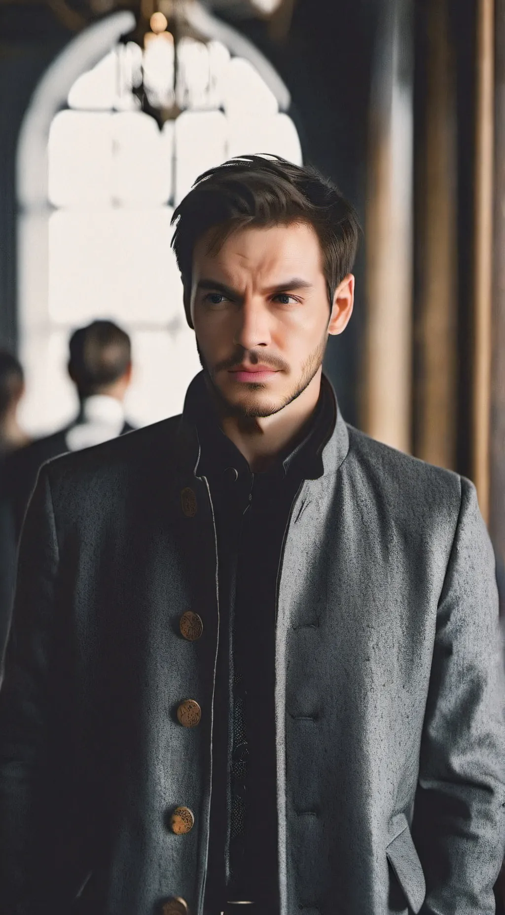 ai character: Vampire🤍Diaries background