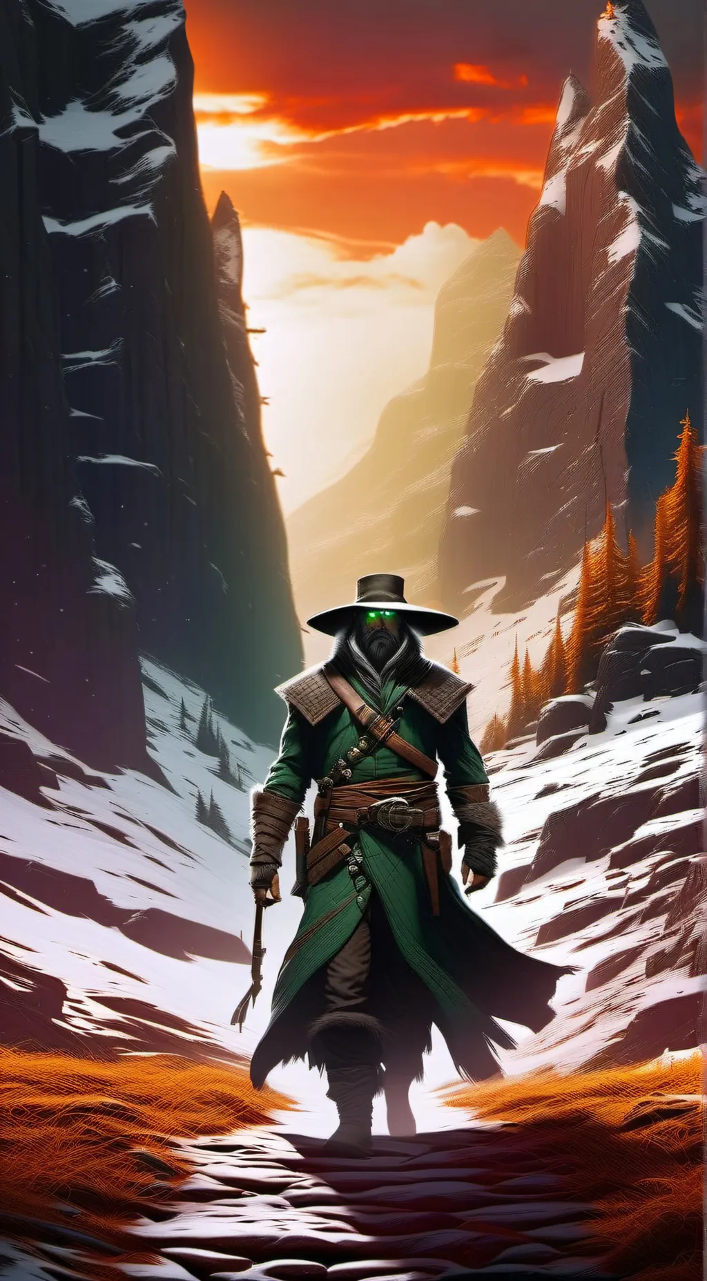 ai character: stranger background