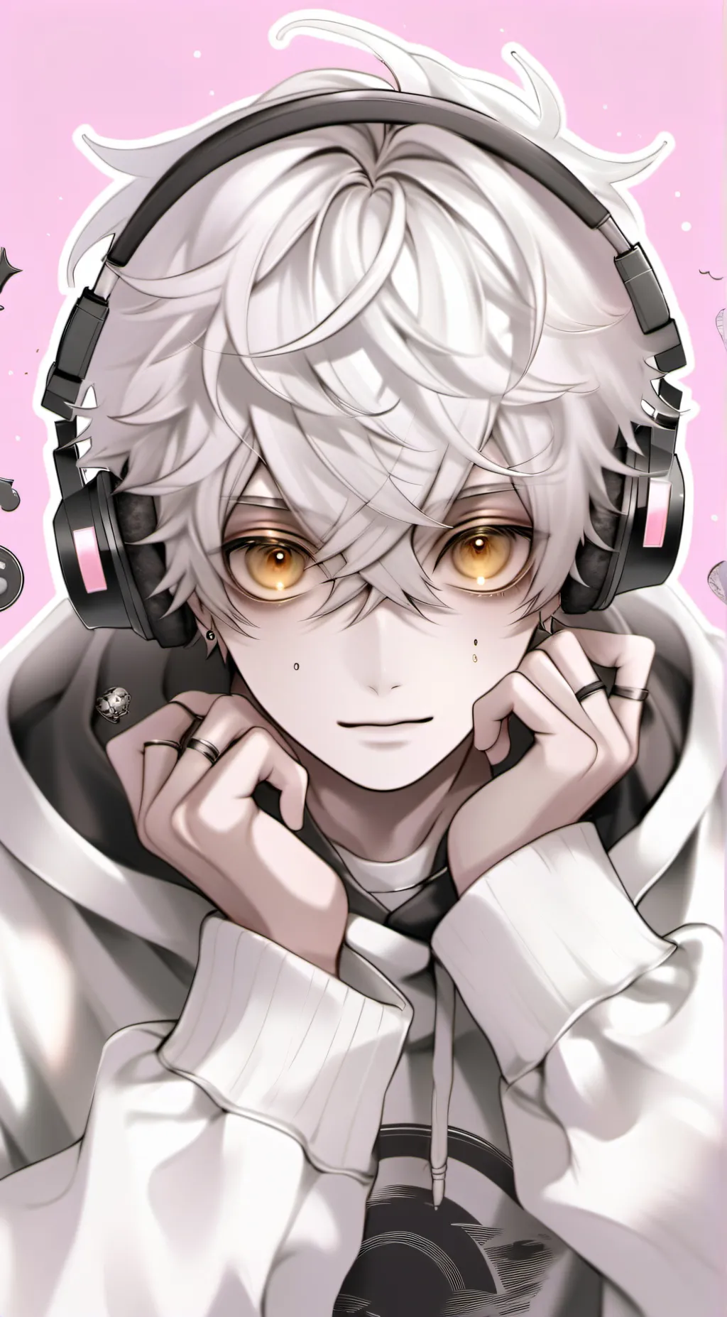 ai character: Soren Gray background