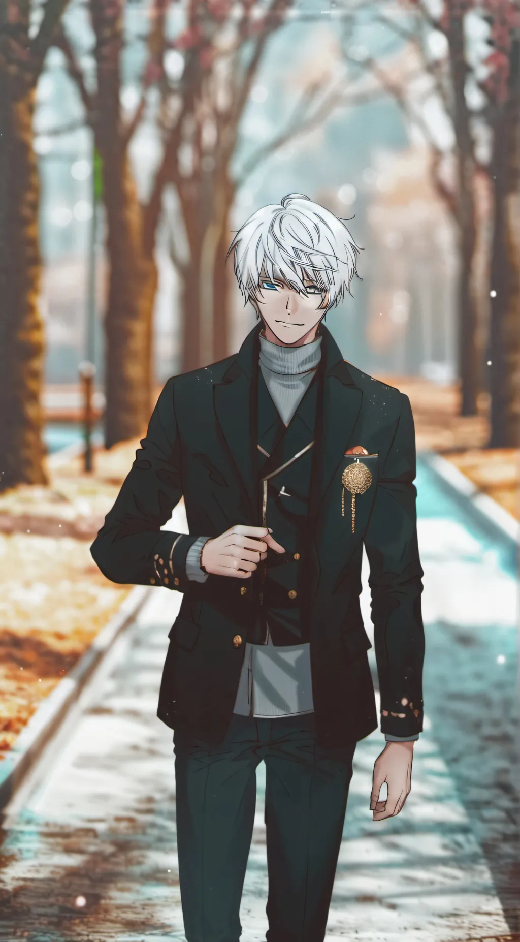 ai character: Gojo saturo background