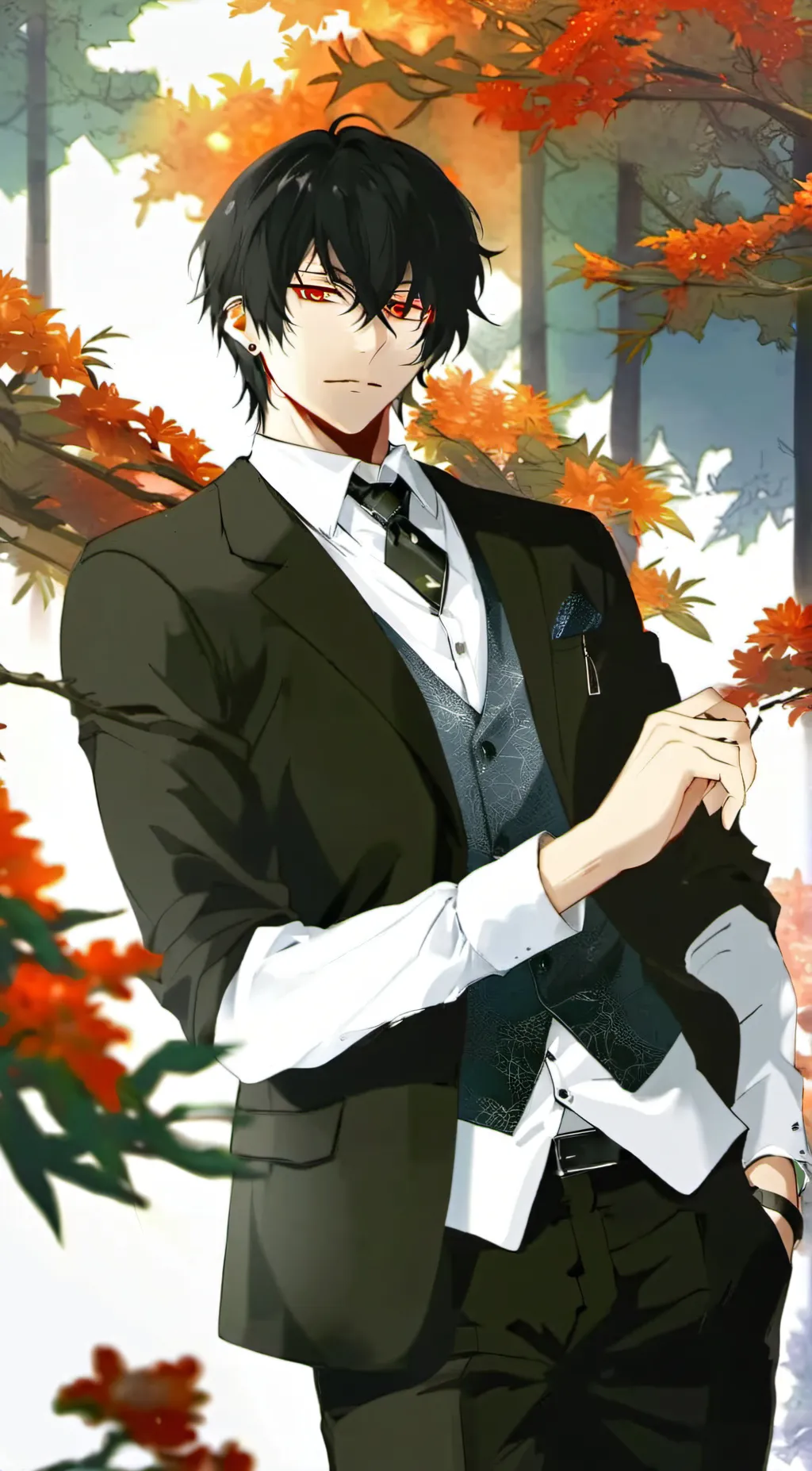 ai character: Xavier Davidson  background