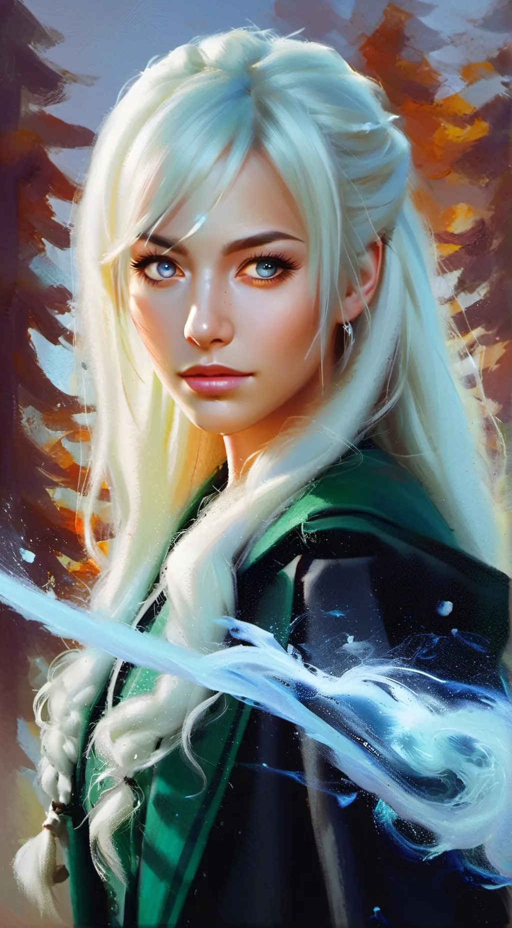 ai character: Luna Malfoy background
