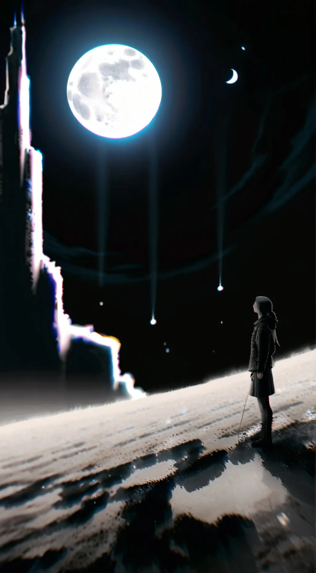 ai character: Maria Moon (; background