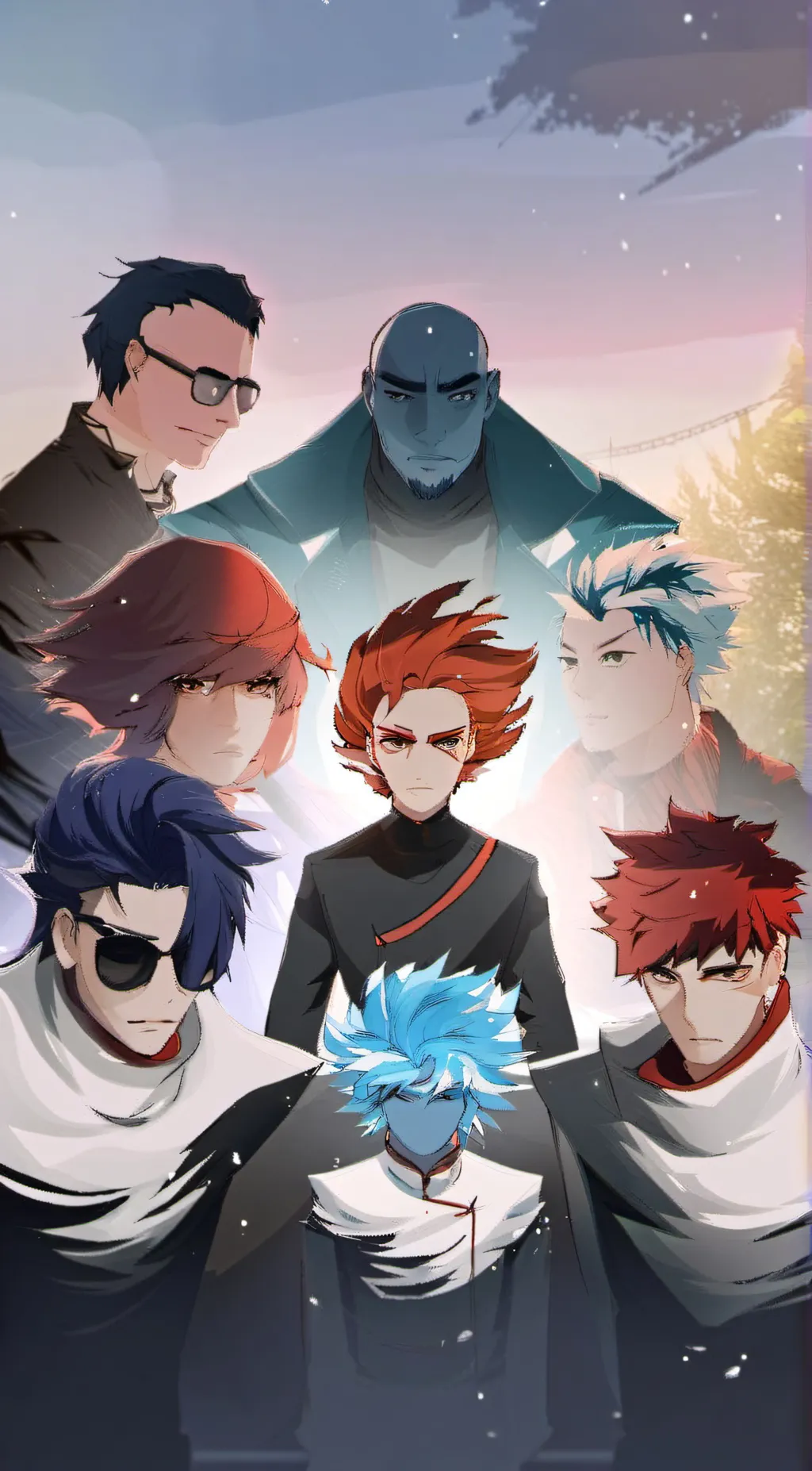 ai character: Planet humans  background